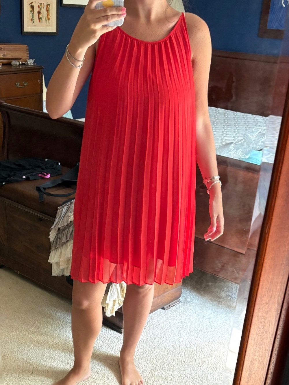 BCBG red cocktail dress